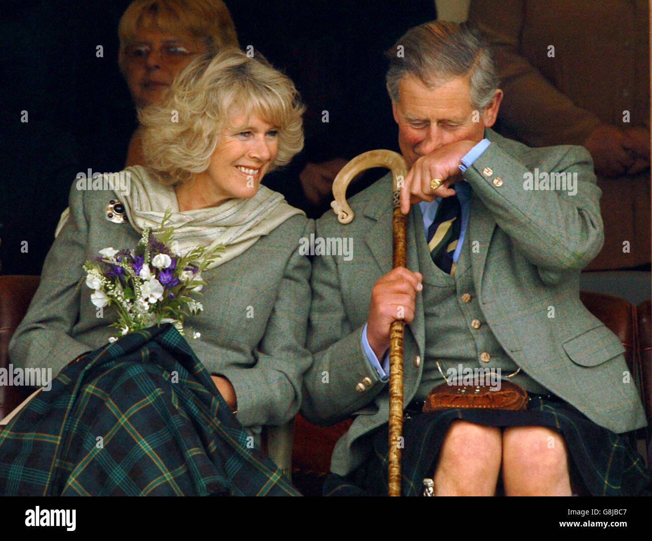 Herzog & Herzogin von Rothesay - jährlichen Highland Games - Mey Stockfoto