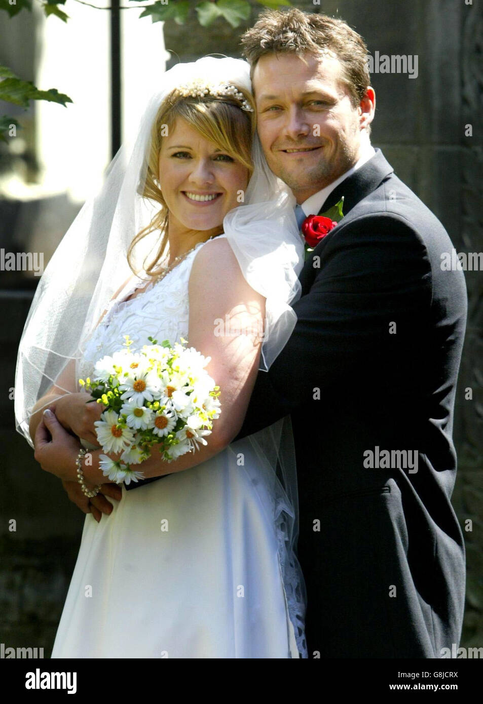 Krönung-Straße-Hochzeit Stockfoto