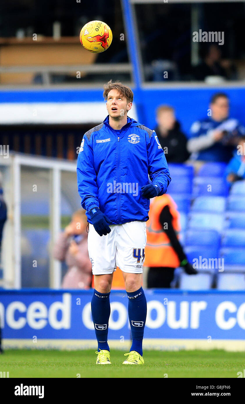 Birmingham City gegen Milton Keynes Dons – Sky Bet Championship – St Andrews. Greg Halford, Birmingham City Stockfoto