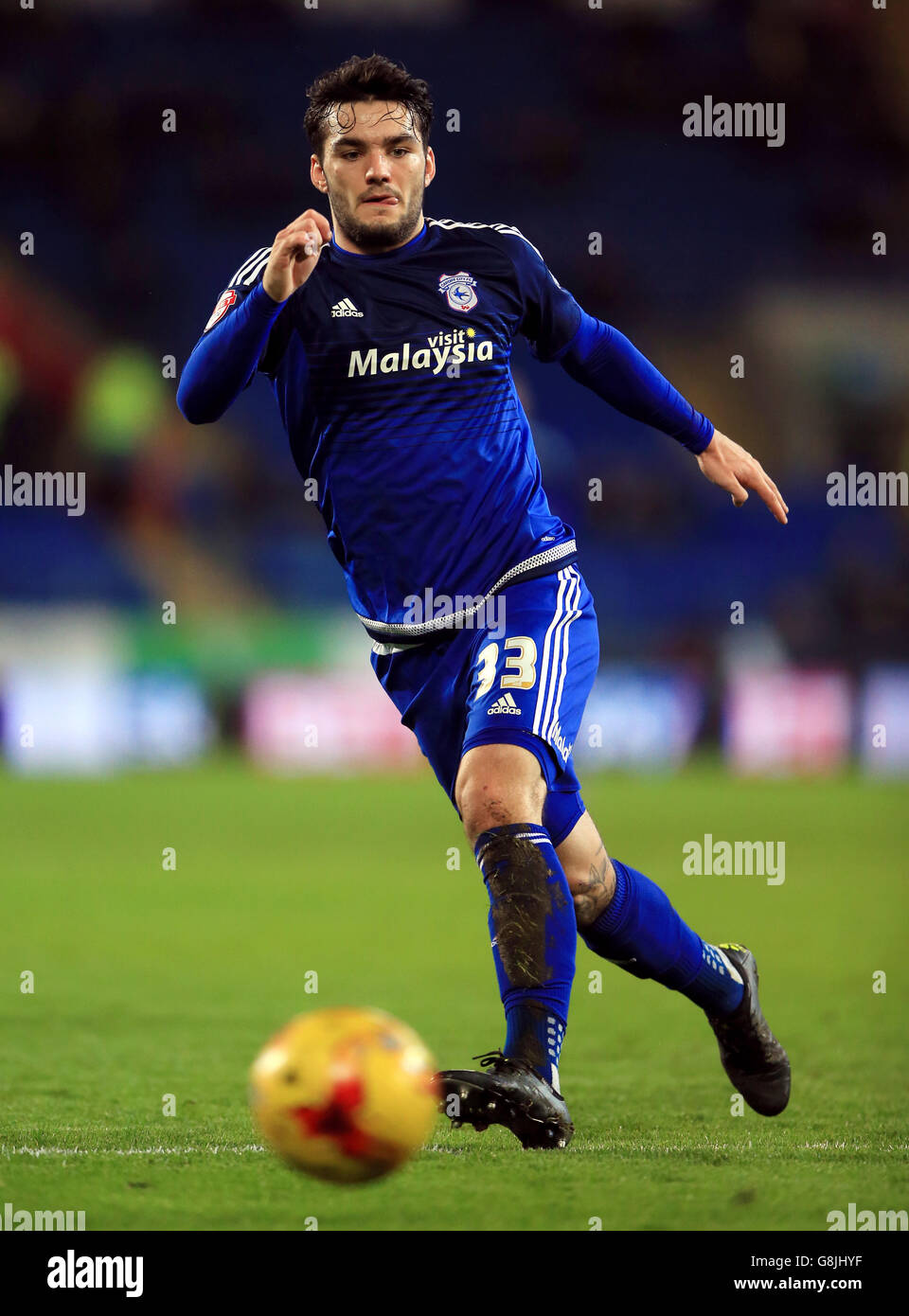 Cardiff City gegen Nottingham Forest - Sky Bet Championship - Cardiff City Stadium. Tony Watt von Cardiff City Stockfoto