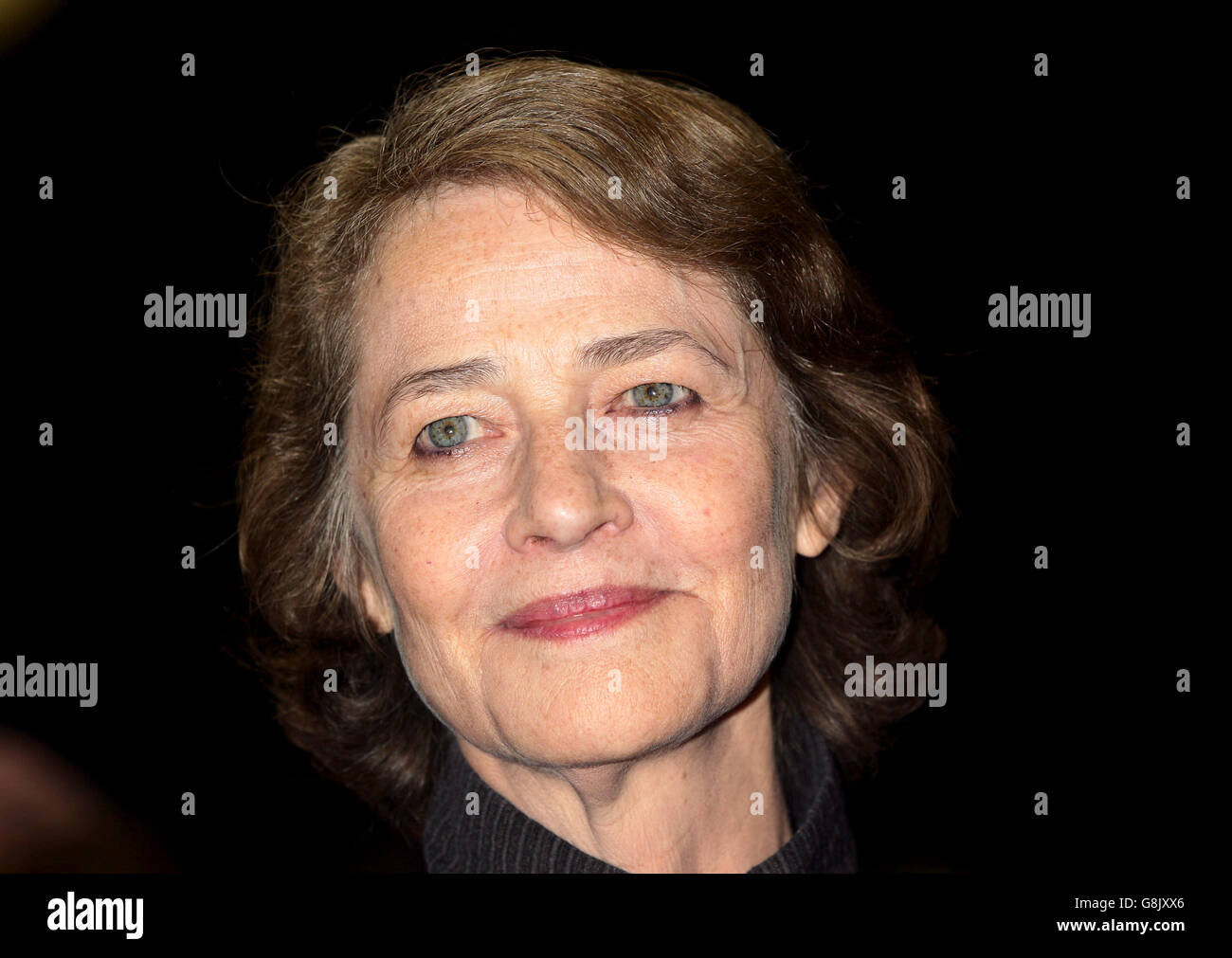 Charlotte Rampling OBE bei der Premiere von I, Anna, im Curzon Mayfair