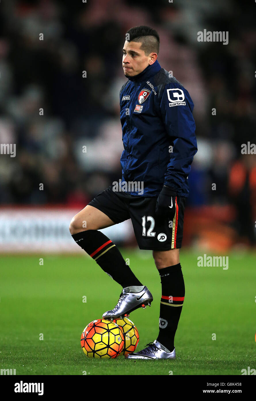 Bournemouth gegen West Ham United - Barclays Premier League - Vitality Stadium. Juan Manuel Iturbe, Bournemouth Stockfoto