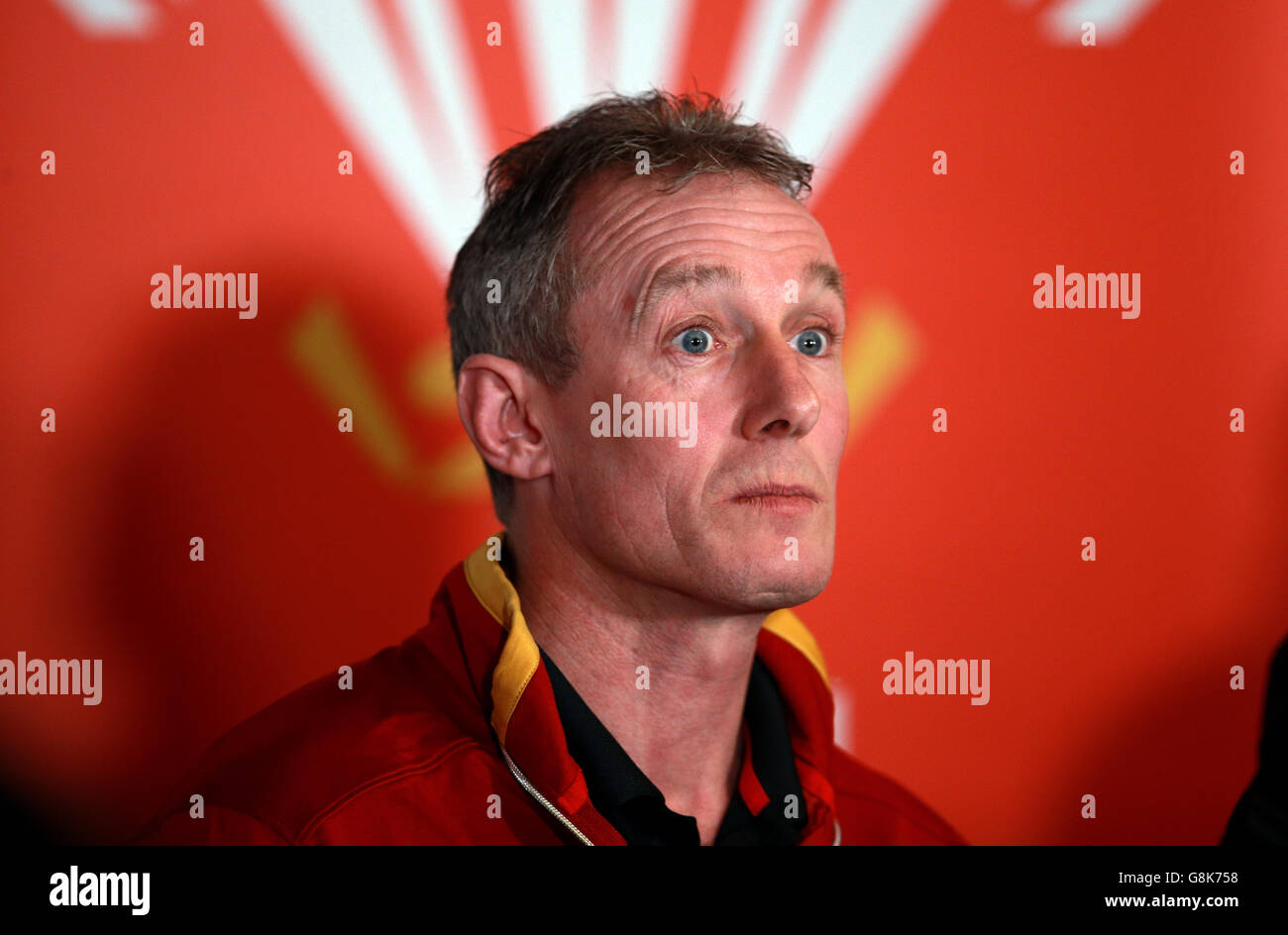 Wales Assistant Coach Rob Howley während der Ankündigung der Mannschaft in Wales im Vale Resort, Hensol. DRÜCKEN SIE VERBANDSFOTO. Bilddatum: Dienstag, 19. Januar 2016. Siehe PA Story RUGBYU Wales. Bildnachweis sollte lauten: David Davies/PA Wire. Stockfoto