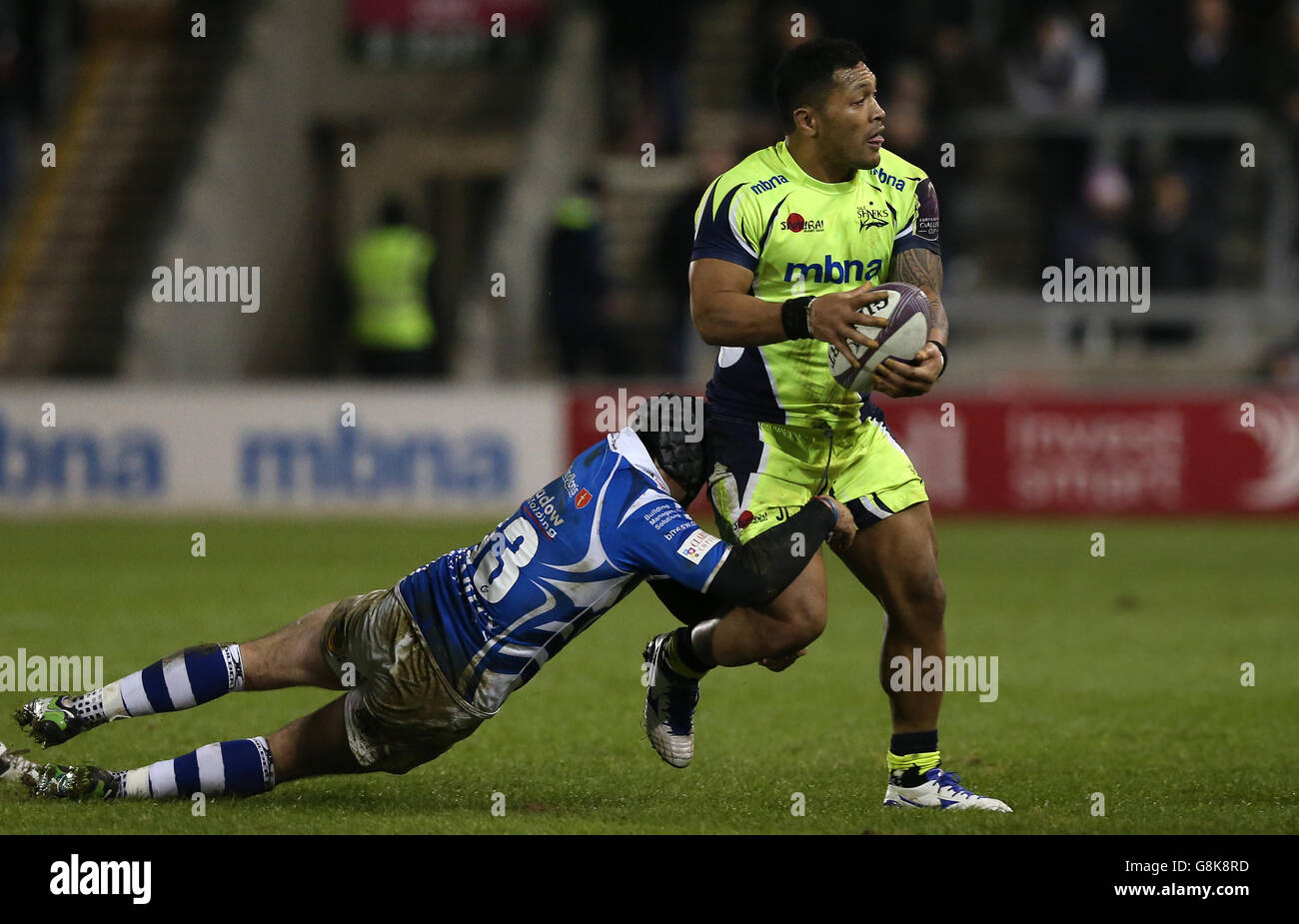 Sale Sharks V Newport Gwent Dragons - European Challenge Cup - zwei Pool - AJ Bell Stadion Stockfoto