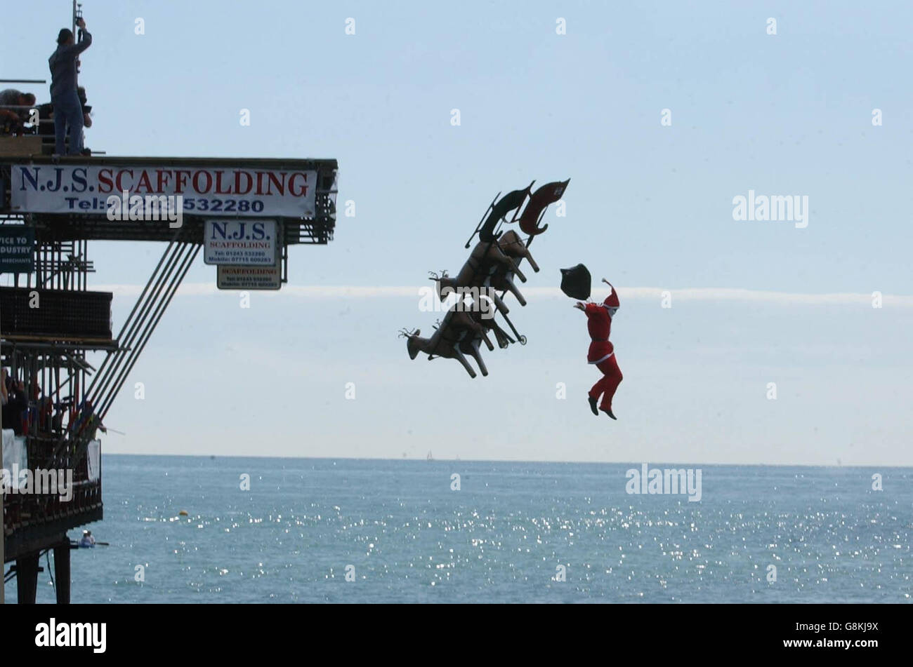 Internationalen Bognor Birdman Konkurrenz Stockfoto