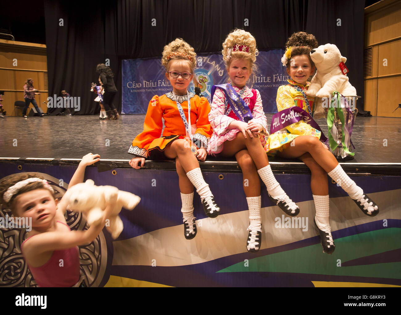 Alle Schottland Irish Dance Meisterschaften Stockfoto