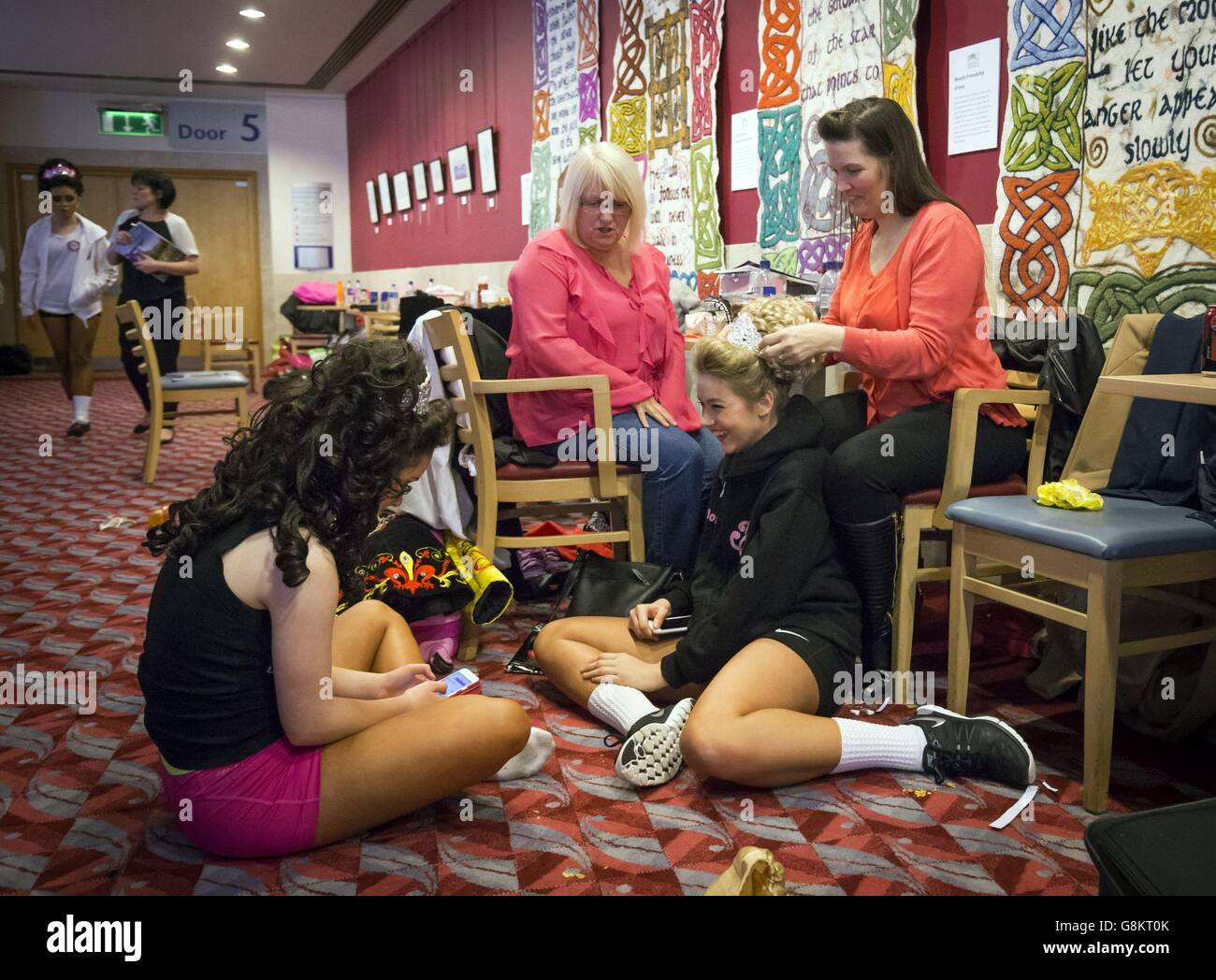Alle Schottland Irish Dance Meisterschaften Stockfoto