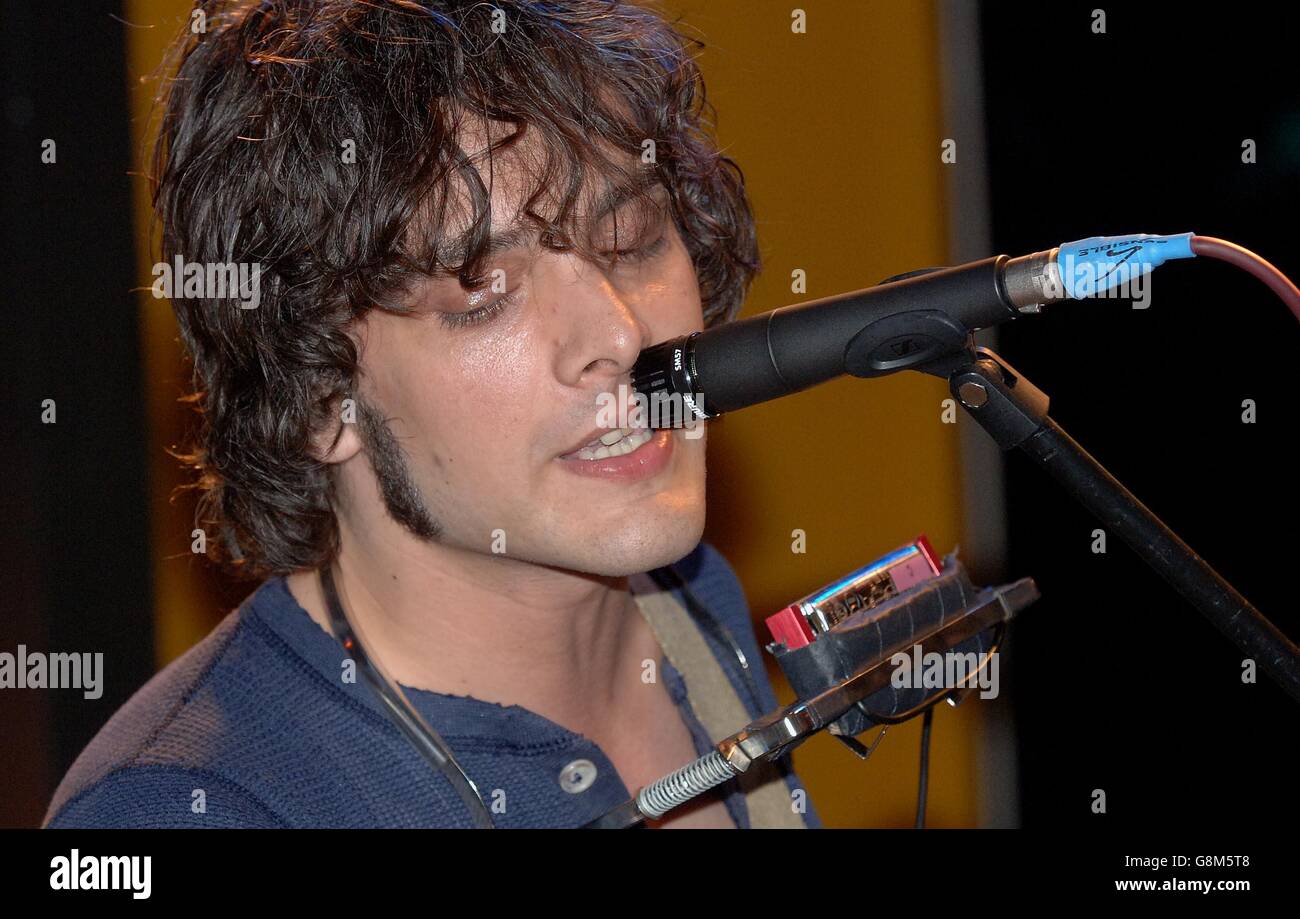 Black Rebel Motorcycle Club - Virgin Megastore Oxford Street Gig. Black Rebel Motorcycle Club. Stockfoto