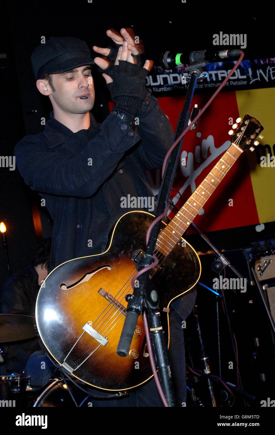 Black Rebel Motorcycle - Club Virgin Megastore Oxford Street Stockfoto