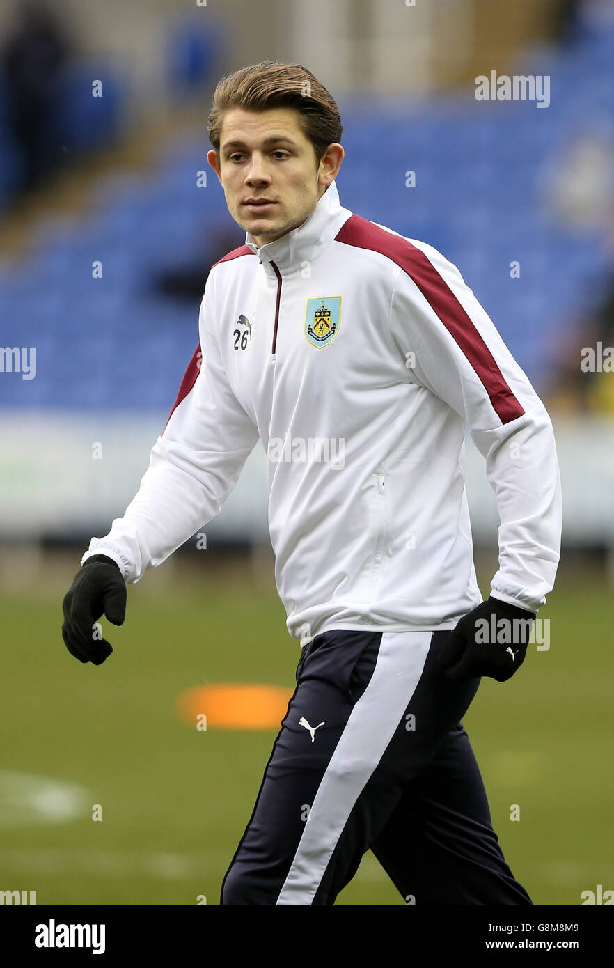 Lesung V Burnley - Sky Bet Meisterschaft - Madejski-Stadion Stockfoto