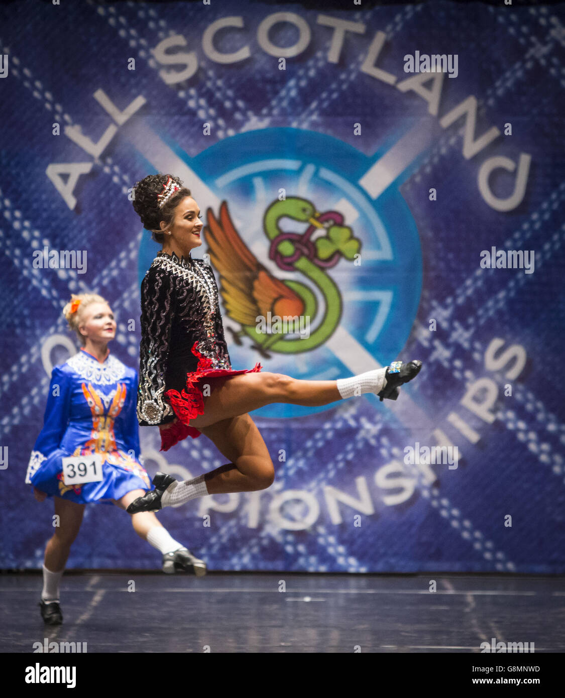 Alle Schottland Irish Dance Meisterschaften Stockfoto