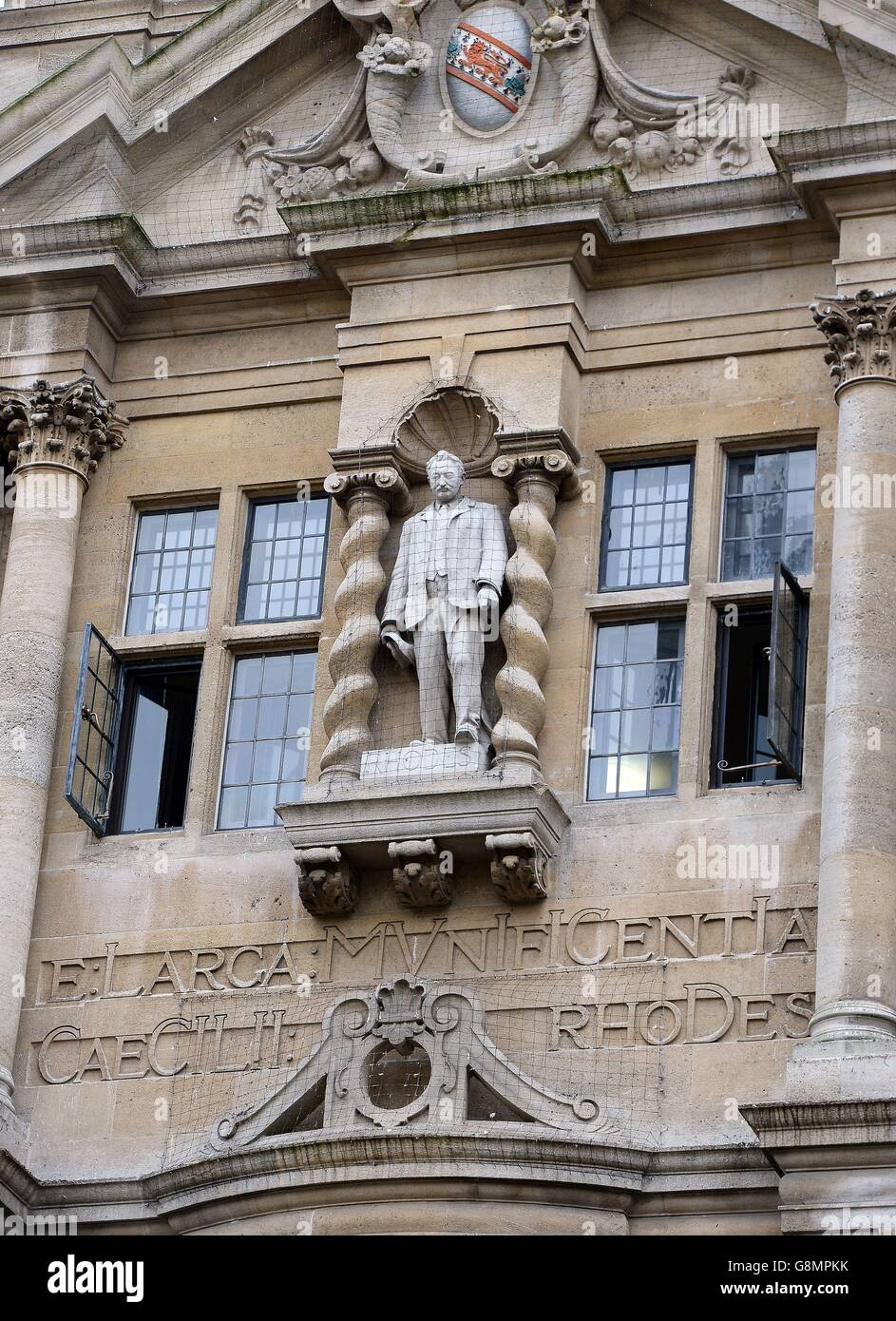 Cecil Rhodes statue Stockfoto