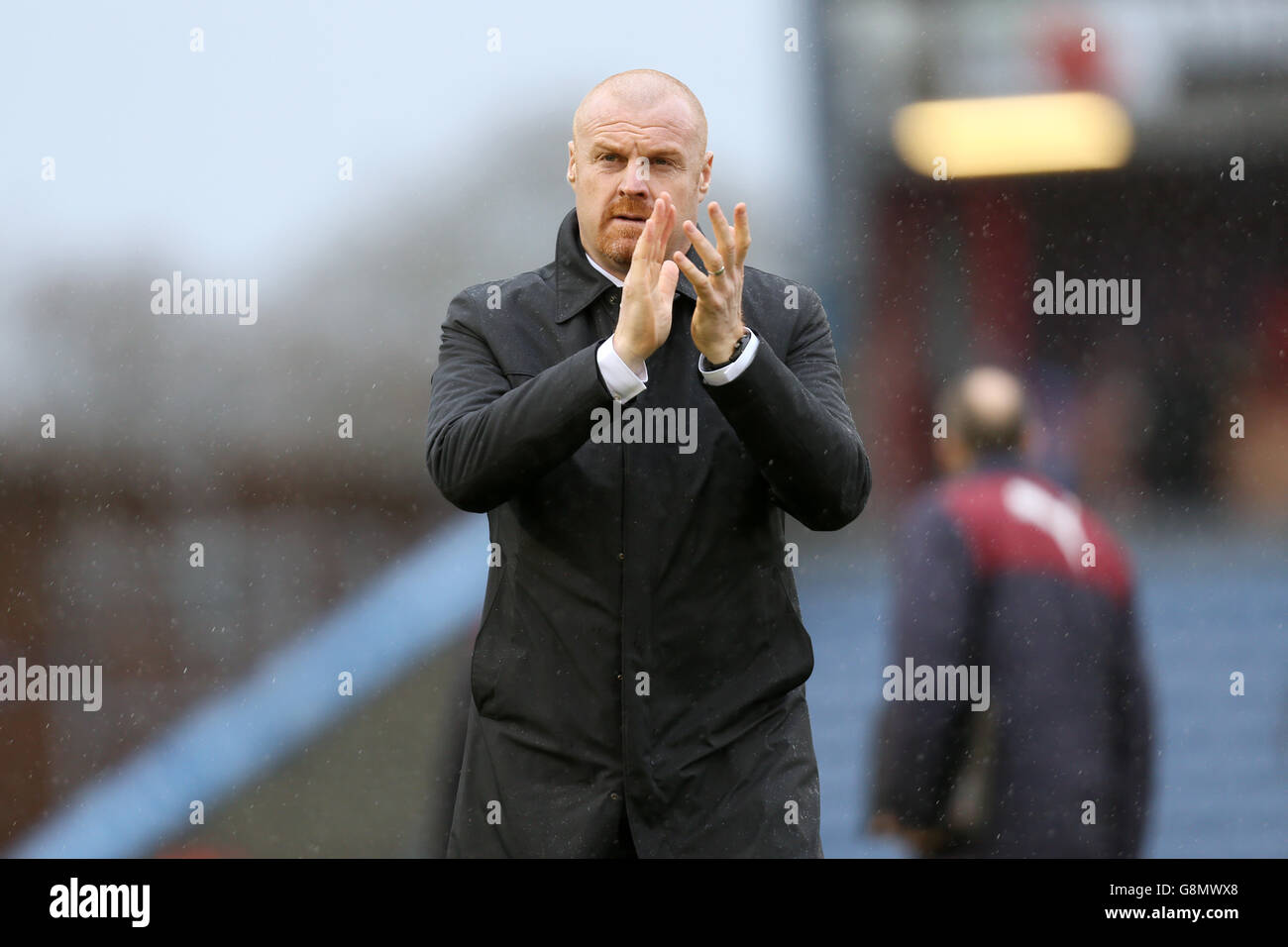 Burnley gegen Hull City - Sky Bet Championship - Turf Moor. Sean Dyche, Manager von Burnley Stockfoto