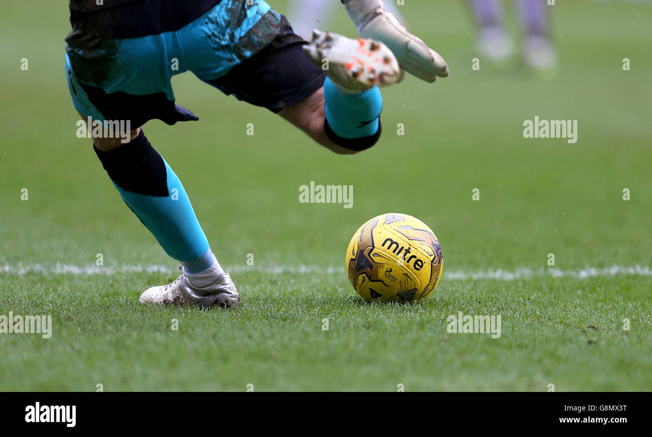 Heart of Midlothian gegen Hibernian - William Hill Scottish Cup - Fifth Round - Tynecastle Stadium. Torstoß während des William Hill Scottish Cup, fünftes Spiel im Tynecastle Stadium, Edinburgh. Stockfoto