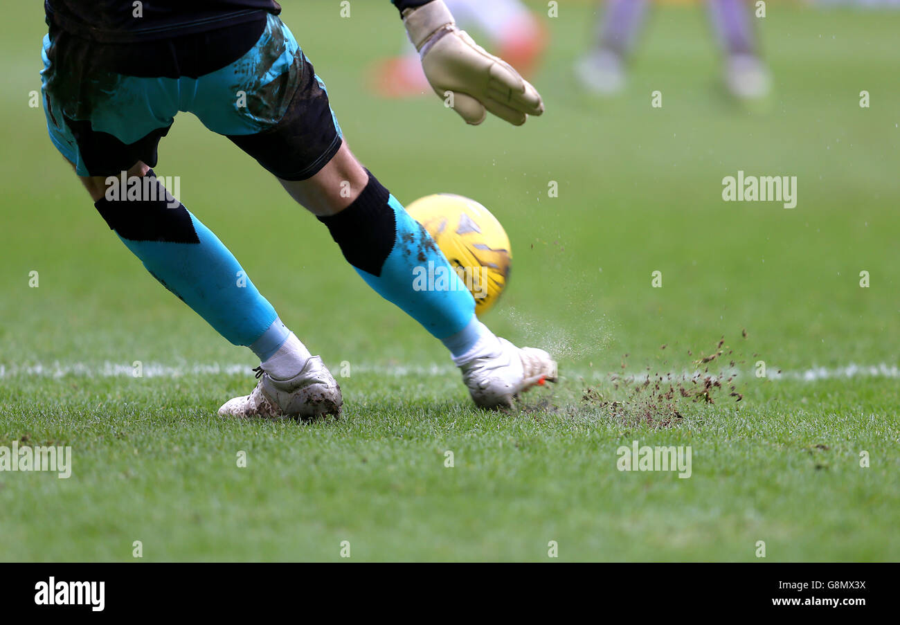 Heart of Midlothian gegen Hibernian - William Hill Scottish Cup - Fifth Round - Tynecastle Stadium. Torstoß während des William Hill Scottish Cup, fünftes Spiel im Tynecastle Stadium, Edinburgh. Stockfoto