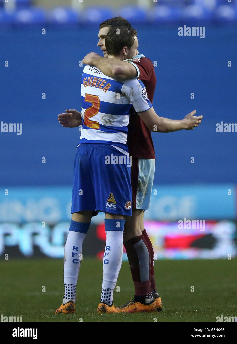 Lesung V Burnley - Sky Bet Meisterschaft - Madejski-Stadion Stockfoto