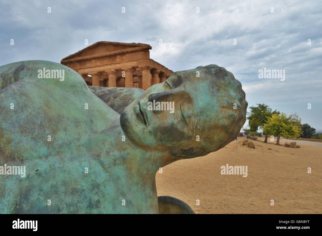 Agrigento, Valle dei templi Stockfoto