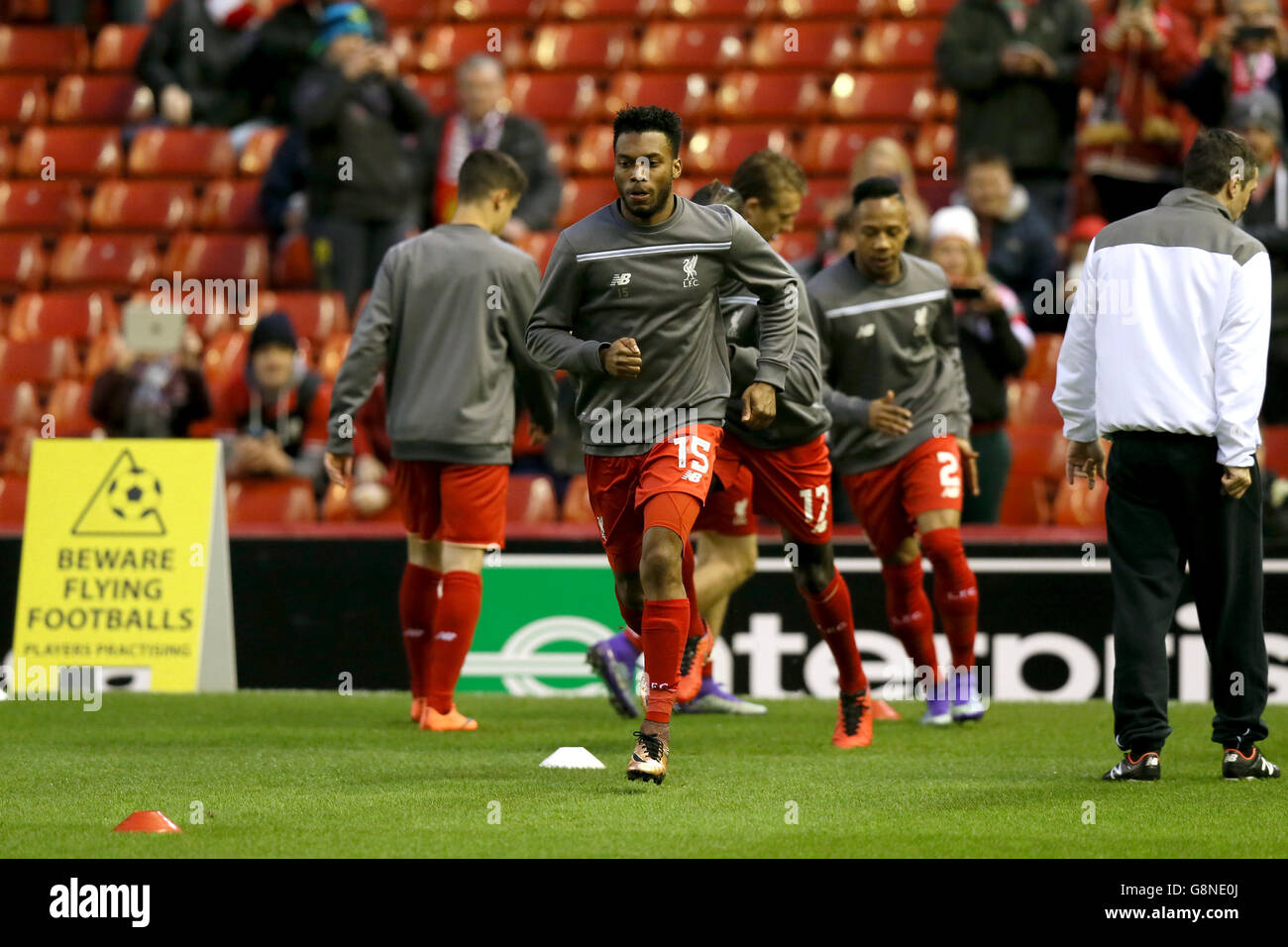 Liverpool V FC Augsburg - UEFA Europa League - Runde der letzten 32 - Rückspiel - Anfield Road Stockfoto