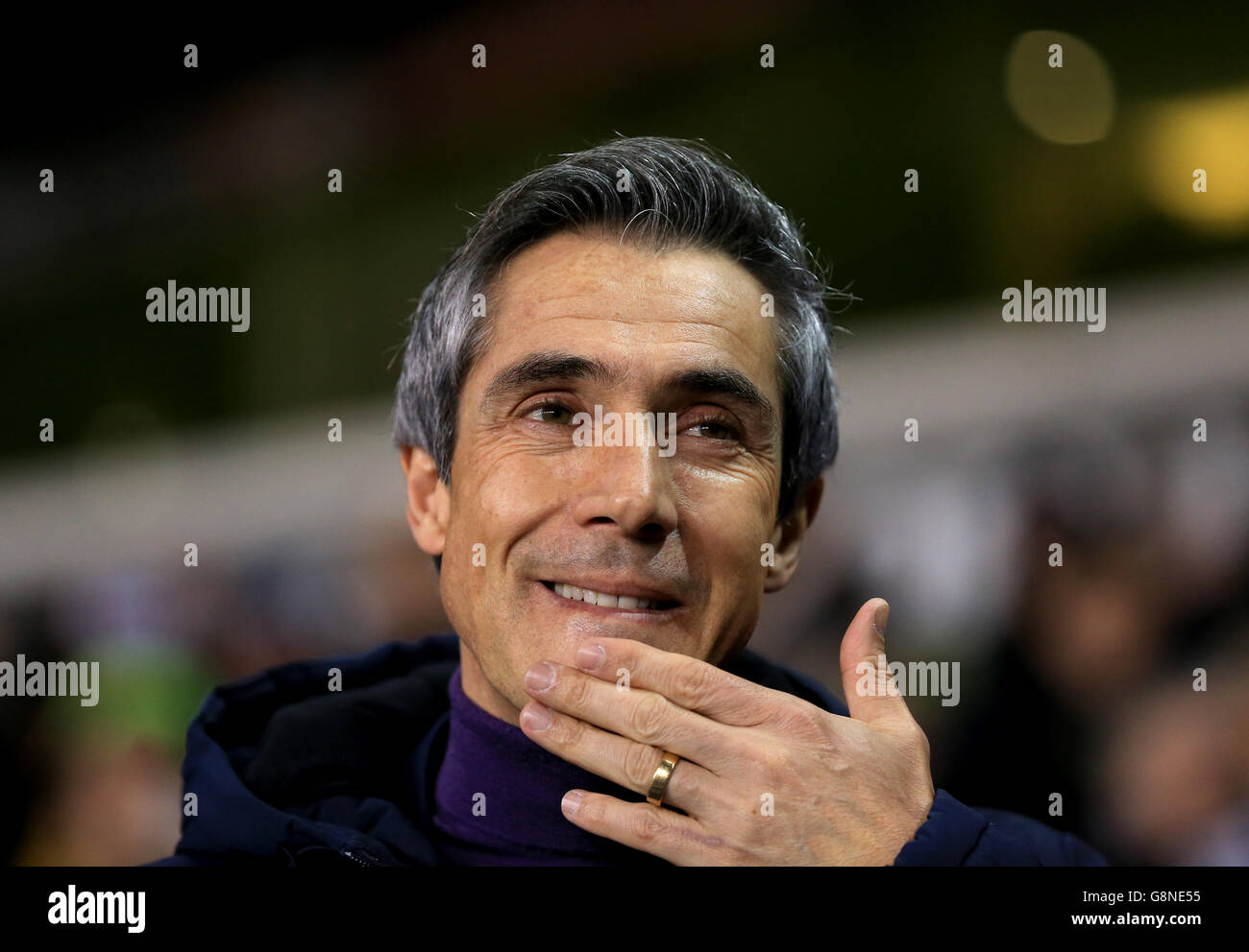 Tottenham Hotspur gegen Fiorentina - UEFA Europa League - Runde 32 - zweite Etappe - White Hart Lane. Fiorentina-Manager Paulo Sousa während des Spiels der UEFA Europa League in der White Hart Lane, London. Stockfoto