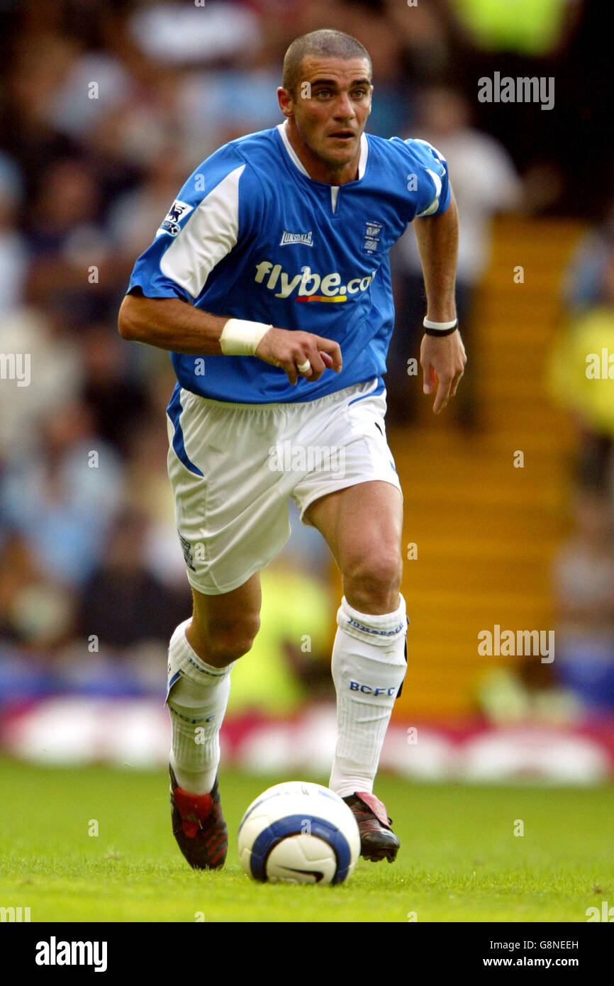 Fußball - FA Barclays Premiership - Birmingham City / Manchester City - St Andrews. Walter Pandiani, Birmingham City Stockfoto