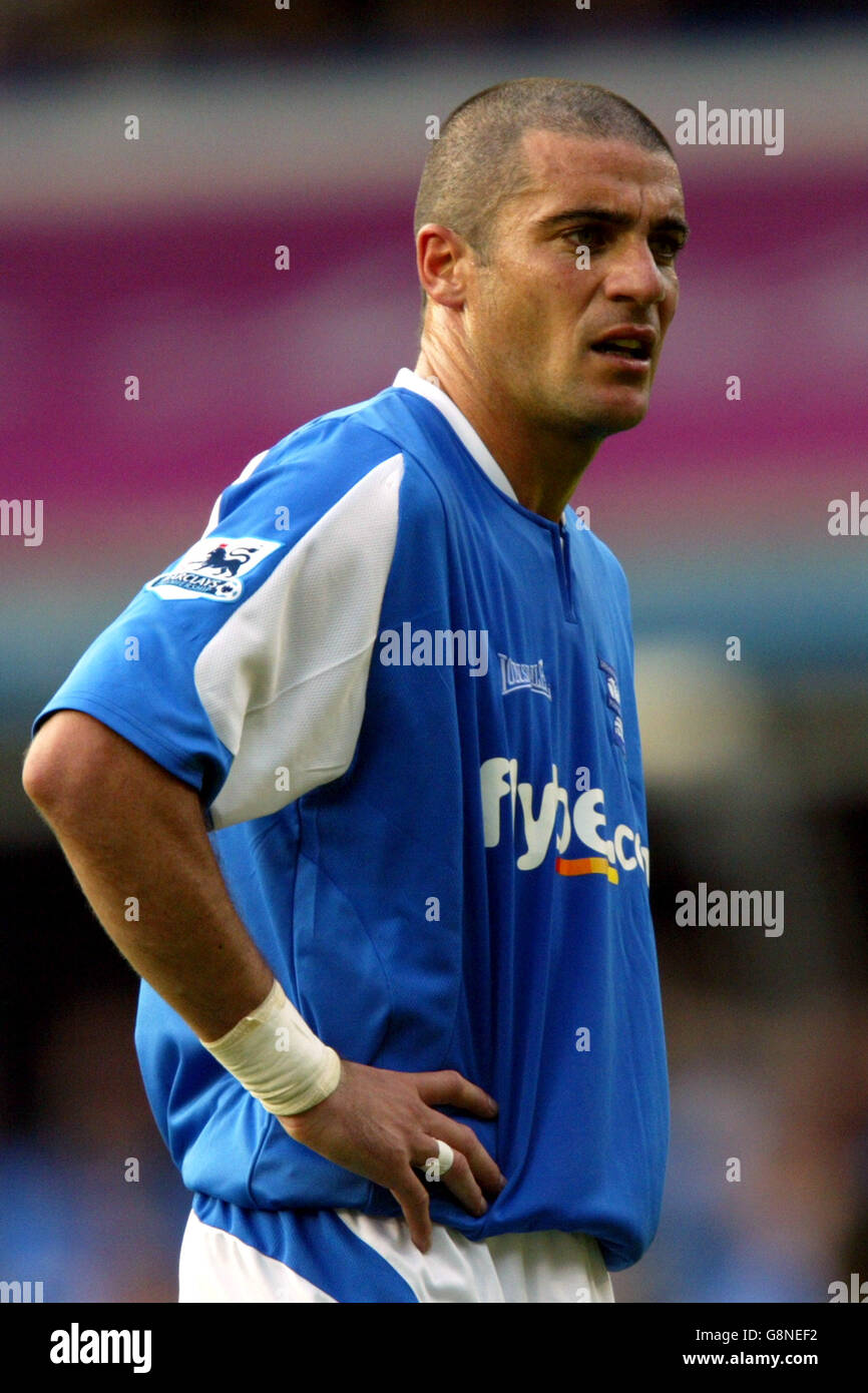 Fußball - FA Barclays Premiership - Birmingham City / Manchester City - St Andrews. Walter Pandiani, Birmingham City Stockfoto