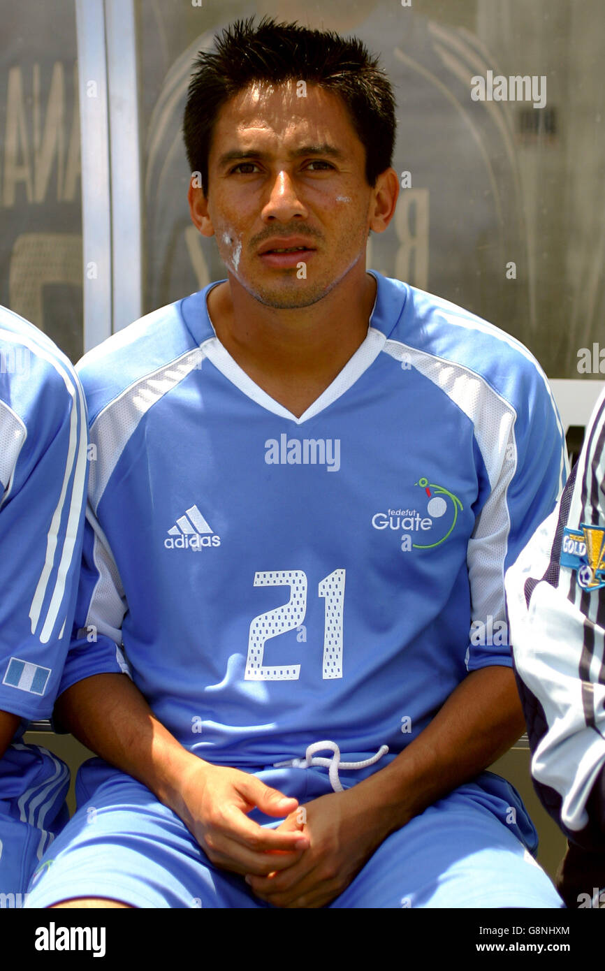 Fußball - CONCACAF Gold Cup 2005 - Gruppe C - Mexiko - Guatemala - Los Angeles Memorial Coliseum. Rigoberto Gomez, Guatemala Stockfoto