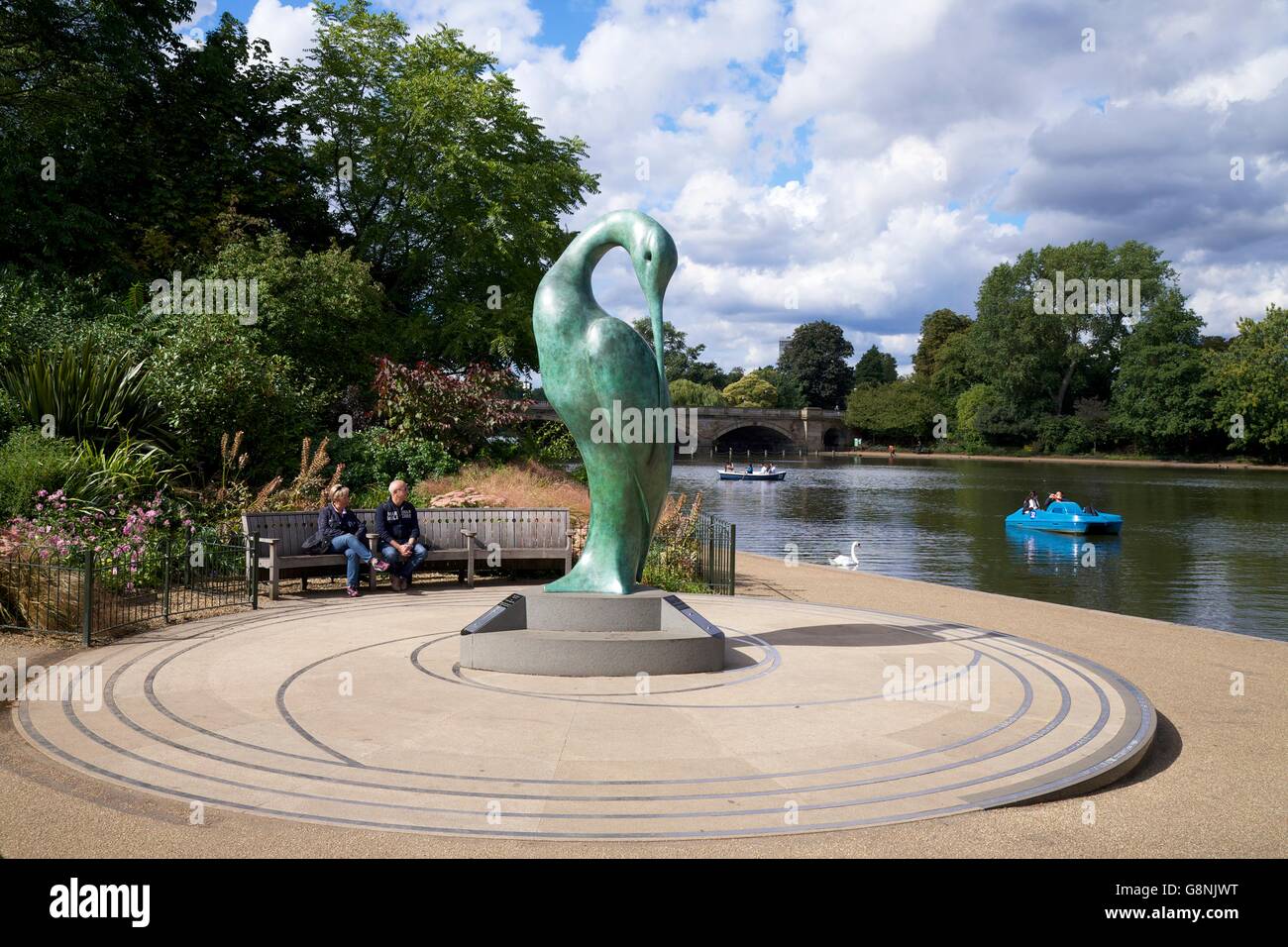 ISIS-Skulptur, langer See, Hyde Park, London, England, UK, Stockfoto