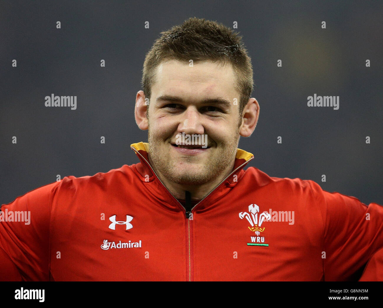 Wales Dan Lydiate während des 2016 RBS Six Nations Spiels im Fürstentum Stadium, Cardiff. Stockfoto