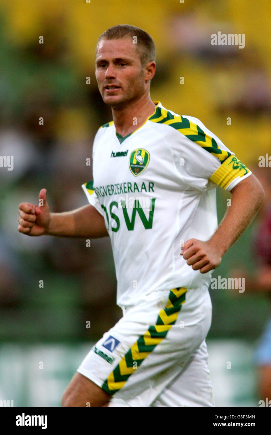 Fußball - freundlich - ADO Den Haag / West Ham United - Zuiderpark Stadium. Tommie van der Leegte, ADO Den Haag Stockfoto