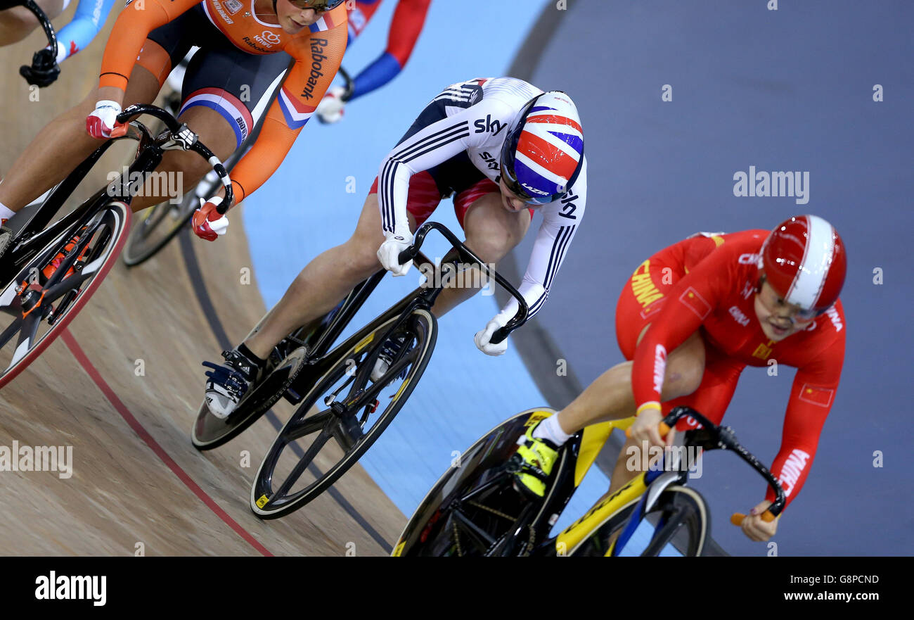 2016 UCI Track Cycling World Championships - Tag zwei - London Stockfoto