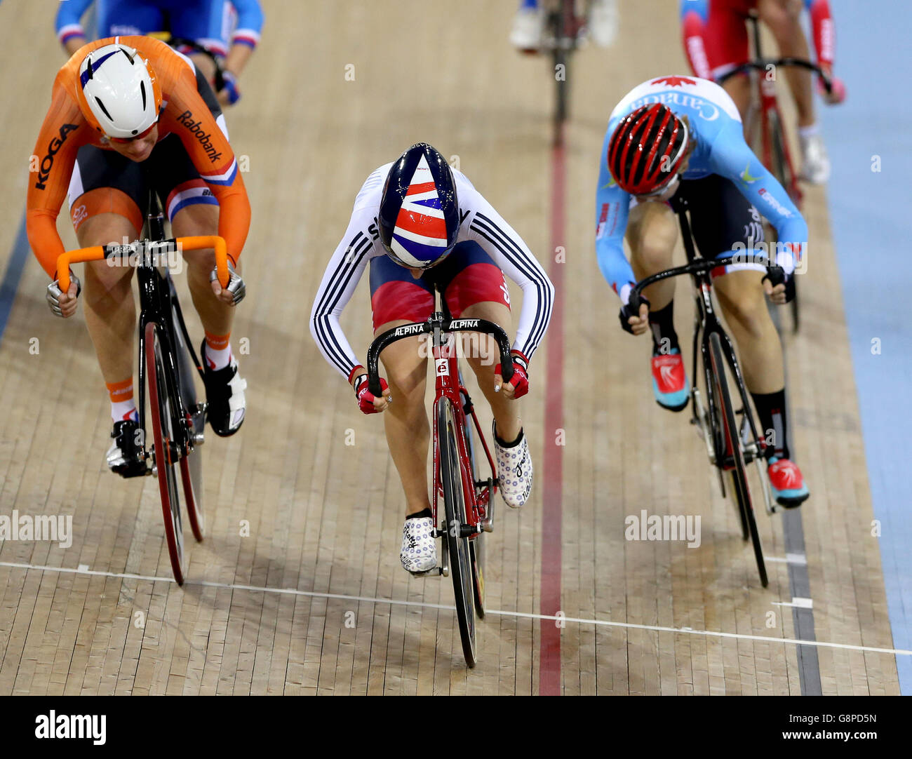 2016 UCI Track Cycling World Championships - Tag zwei - London Stockfoto
