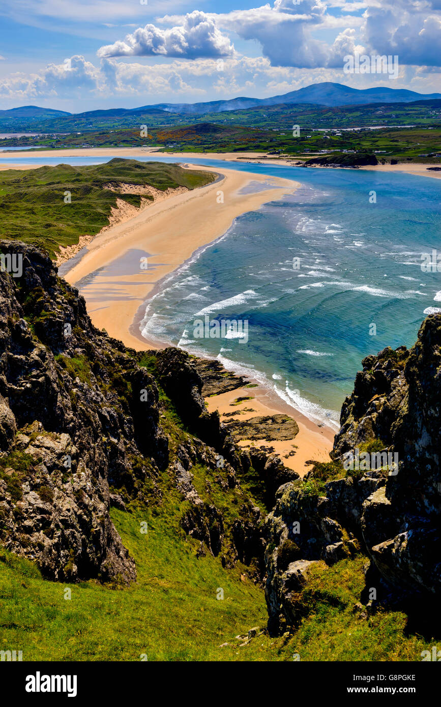 Fünf Finger Strang, Malin, Donegal Stockfoto