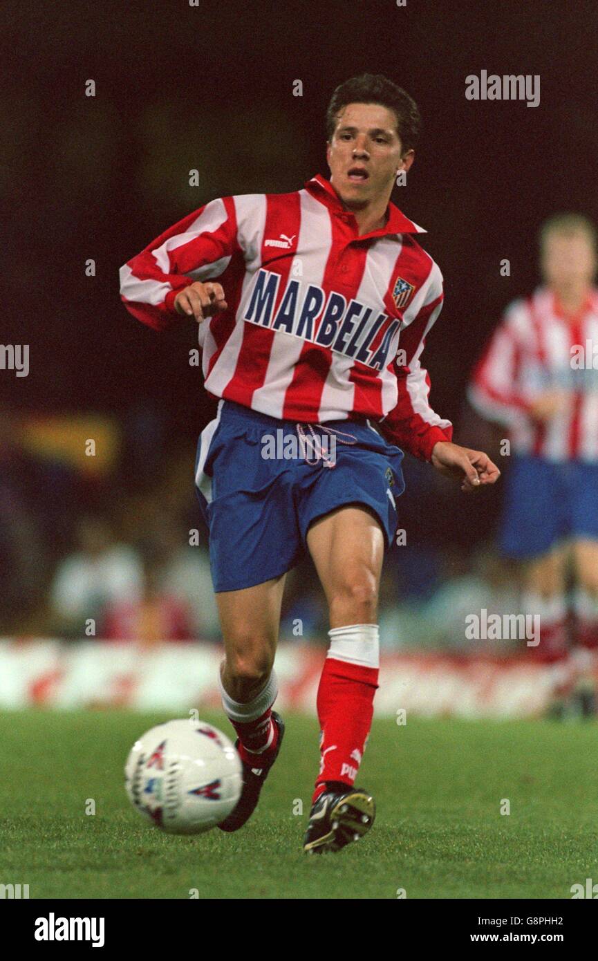 Fußball - UEFA Cup-erste Runde Rückspiel - Leicester City V Atletico Madrid Stockfoto