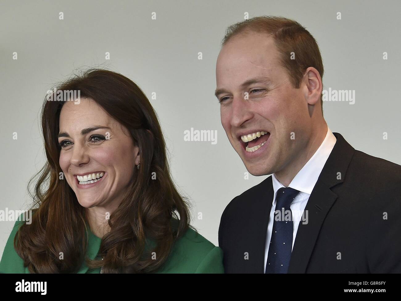 Königlicher Besuch in St Thomas' Hospital Stockfoto