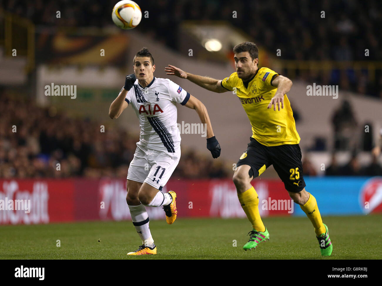 Tottenham Hotspur V Borussia Dortmund - UEFA Europa League - Runde von sechzehn - Rückspiel - White Hart Lane Stockfoto