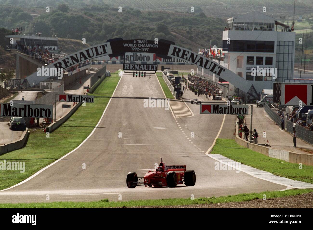 Formel 1 Rennsport - Grand Prix von Europa Stockfoto