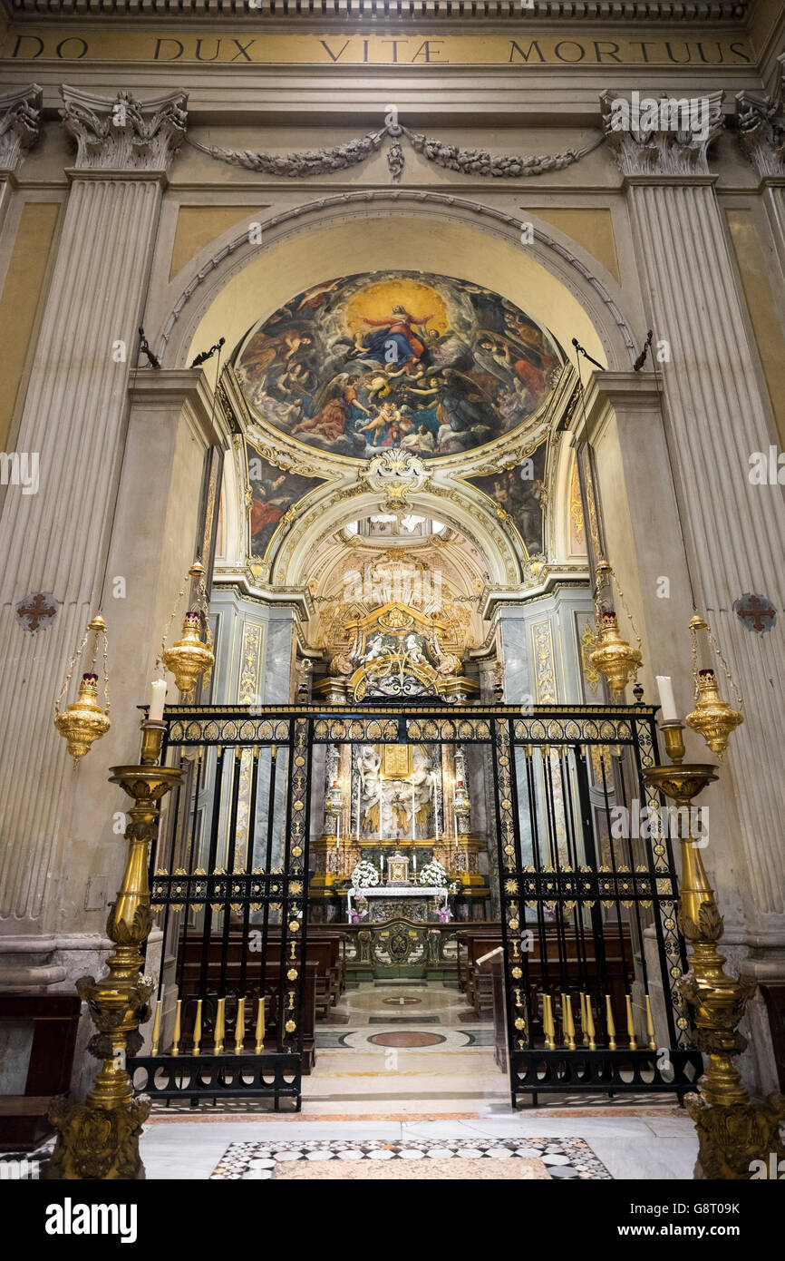 Italien, Emilia-Romagna, Ravenna, Kathedrale und Basilika Ursiana, es wurde von Giovanni Francesco Buonamici entworfen und komplett neu gebaut zwischen 1734 und 1735 Stockfoto