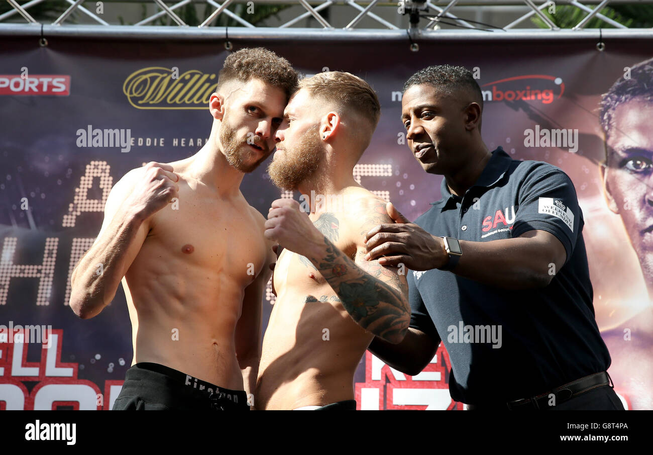 Kell Brook V Kevin Bizier-wiegen - Wintergärten Stockfoto