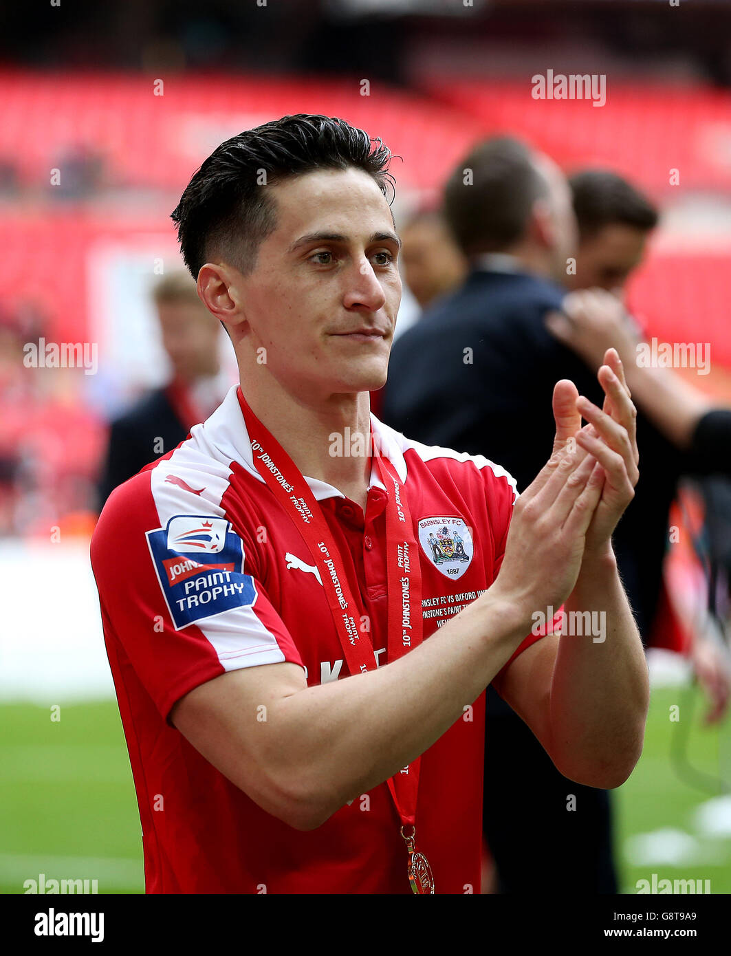 Barnsley V Oxford United - Johnstone es Paint Trophy - Finale - Wembley-Stadion Stockfoto