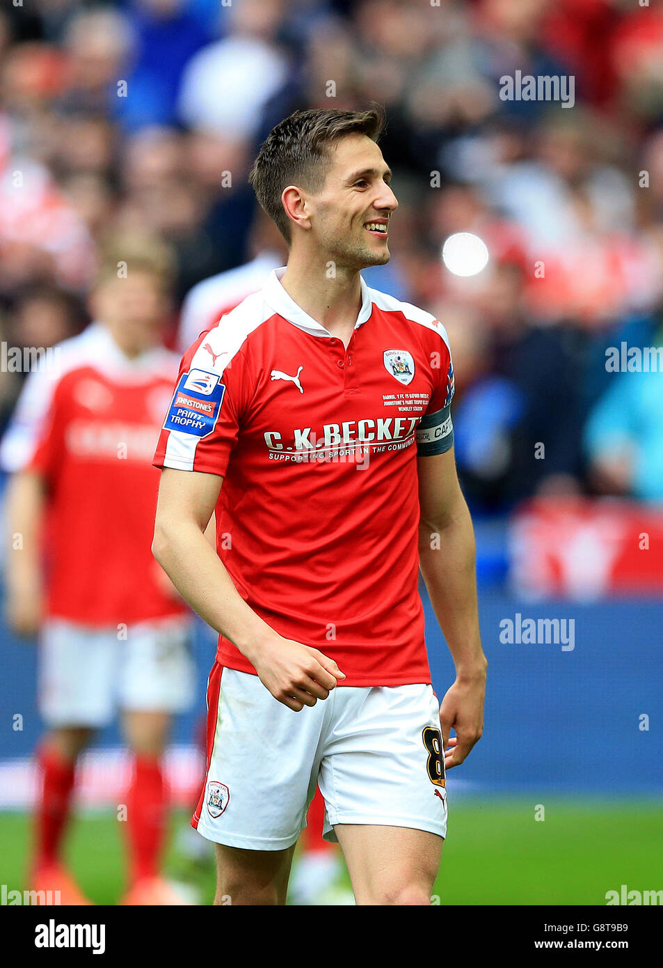 Barnsley V Oxford United - Johnstone es Paint Trophy - Finale - Wembley-Stadion Stockfoto