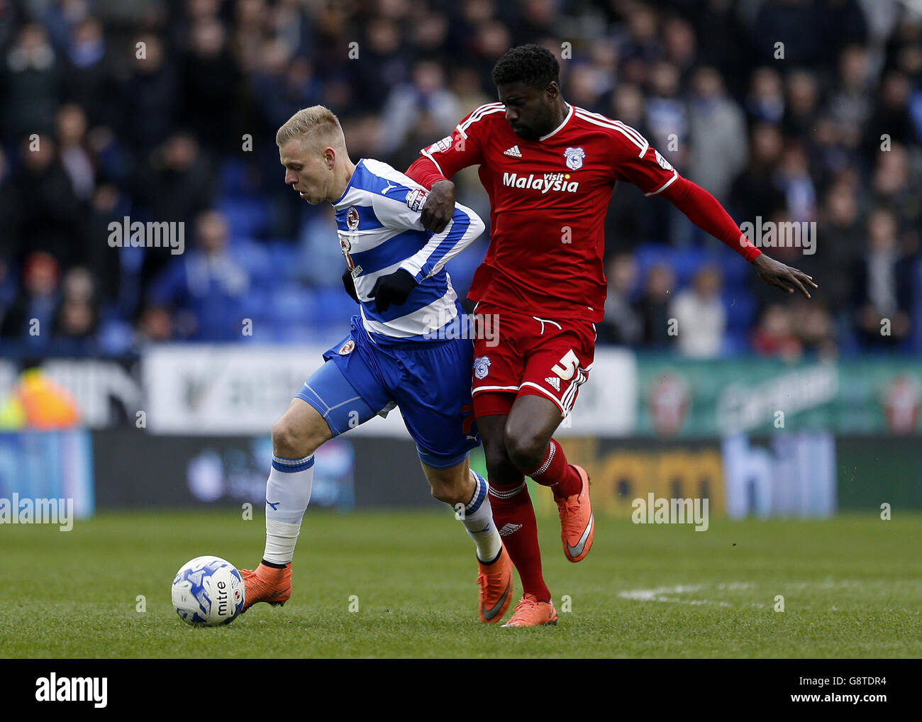 Lesung V Cardiff City - Sky Bet Championship - Madejski-Stadion Stockfoto