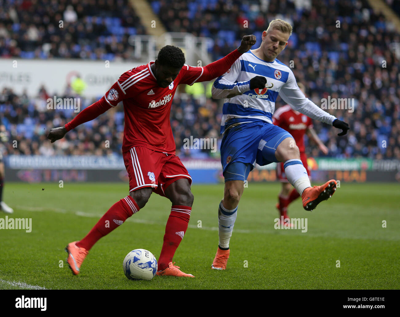 Lesung V Cardiff City - Sky Bet Championship - Madejski-Stadion Stockfoto
