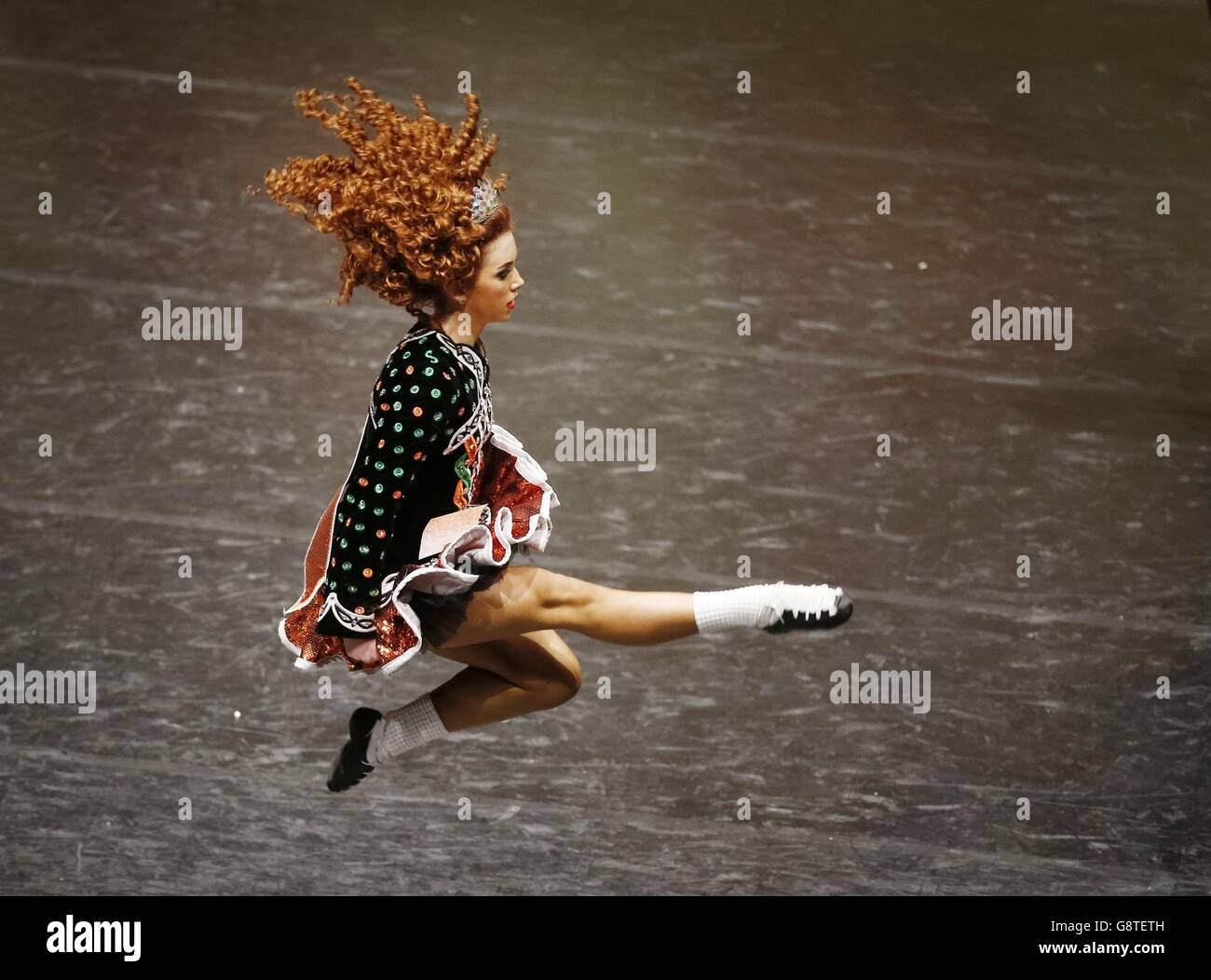 Irish Dance-WM Stockfoto