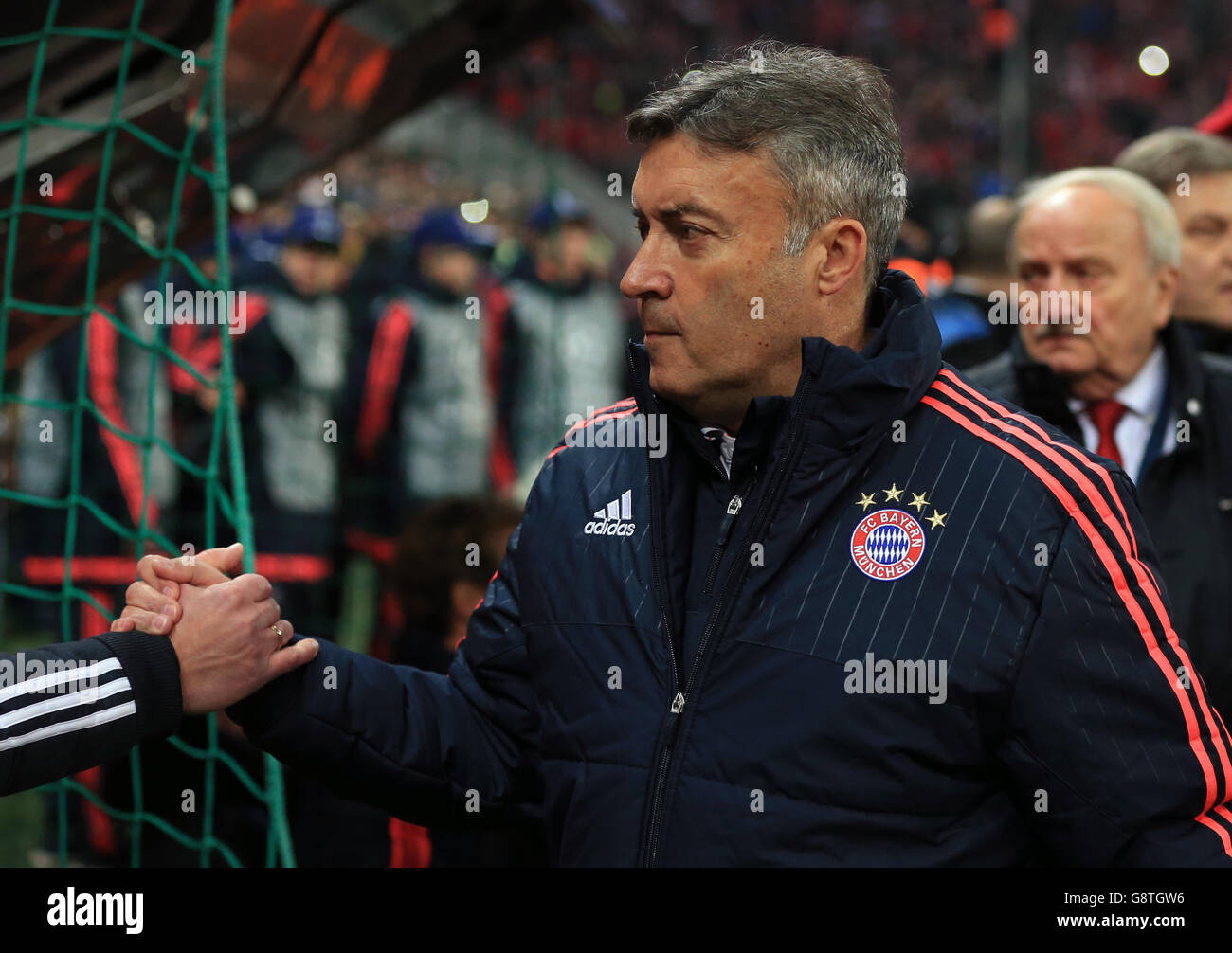 Bayern München / Juventus - UEFA Champions League - 16. Runde - 2. Etappe - Allianz Arena. Bayern München Assistenztrainer Domenec Torrent Stockfoto