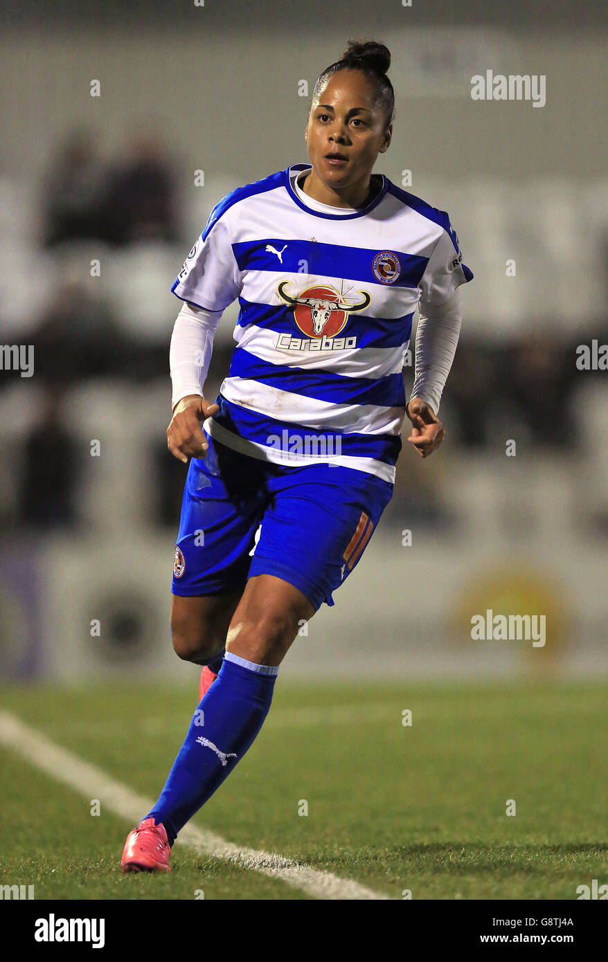 Arsenal Ladies gegen Reading Ladies – FA Super League für Damen – Boreham Wood Football Club Ground. Jade Boho-Sayo Für Damen Stockfoto