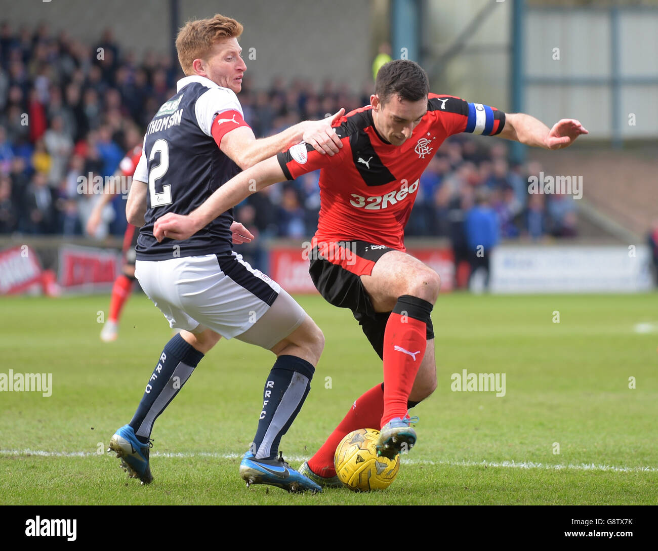 Raith Rovers V Rangers - Ladbrokes schottische Meisterschaft - Starks Park Stockfoto