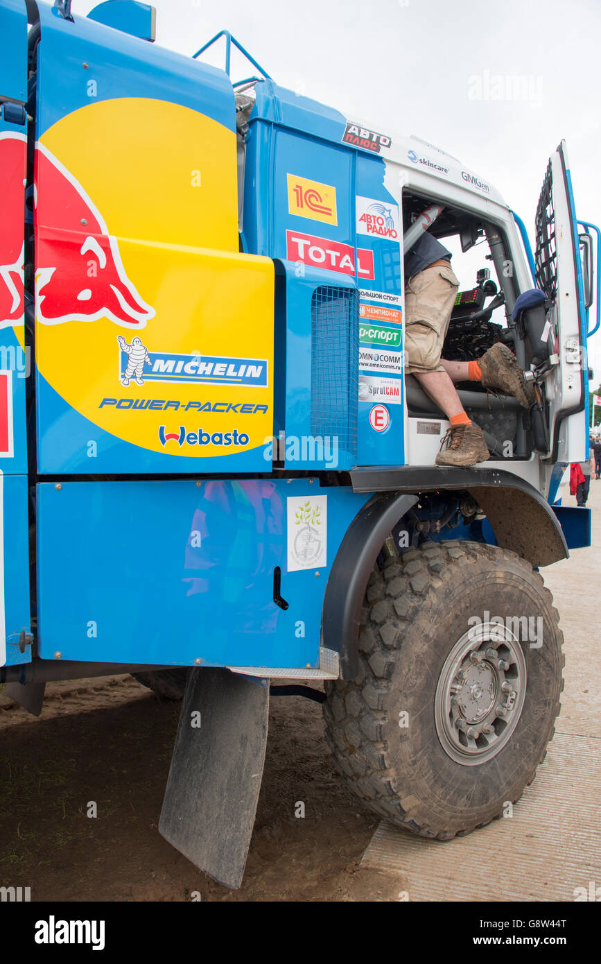 KAMAZ T4 Paris Dakar LKW in Goodwood FOS Stockfoto