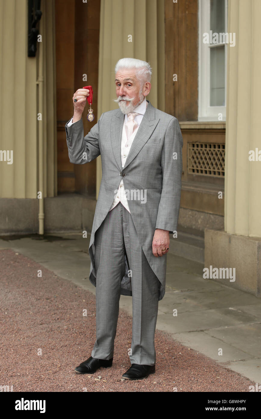 Investitur am Buckingham Palace Stockfoto