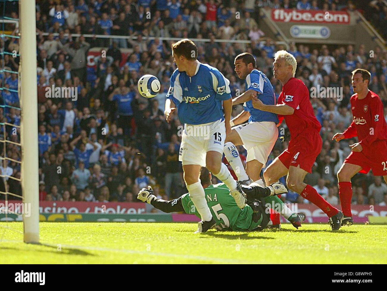 Fußball - FA Barclays Premiership - Birmingham City V Liverpool - St. Andrews Stockfoto