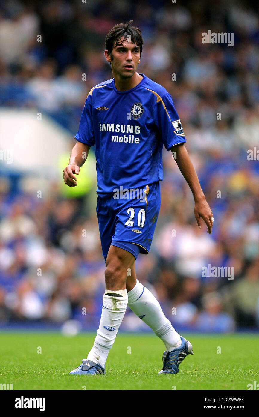 Fußball - FA Barclays Premiership - Chelsea / Aston Villa - Stamford Bridge. Paulo Ferreira, Chelsea Stockfoto